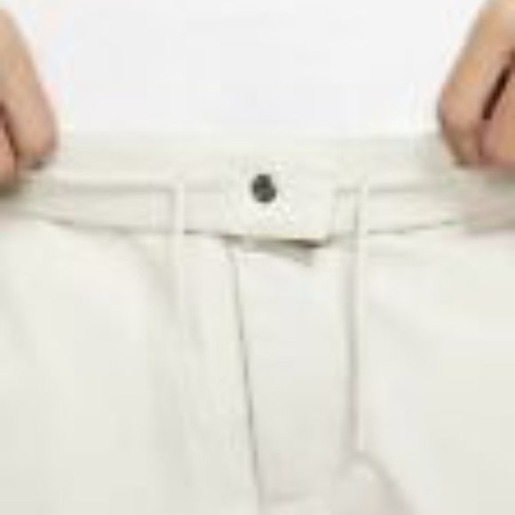 Nike Sportswear Cropped Woven Unlined Sneaker Pants Beige Sz M/32 #DD7032-236 - Picture 3 of 15